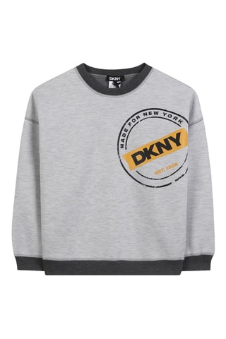 Felpa double face - Grigio - DKNY