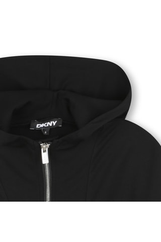Felpa con cappuccio - Nero - DKNY
