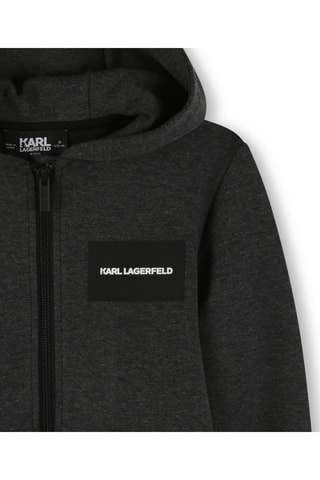 Felpa con cappuccio - Antracite - Karl Lagerfeld