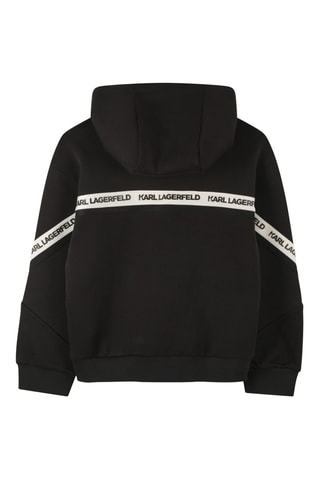 Felpa con cappuccio - Nero - Karl Lagerfeld