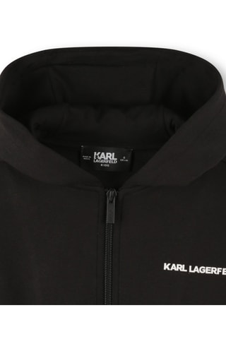 Felpa con cappuccio - Nero - Karl Lagerfeld