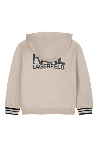 Felpa con cappuccio - Beige - Karl Lagerfeld