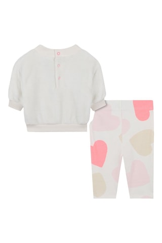 Felpa e pantaloni - Bianco - Billieblush