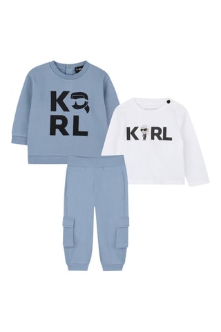 Ensemble 3 pièces - Bleu-gris - Karl Lagerfeld