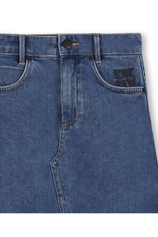 Jupe en jean - Bleu cobalt - DKNY