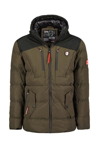 Parka met Capuchon Cachoteak - Wit, rood, blauw en groen