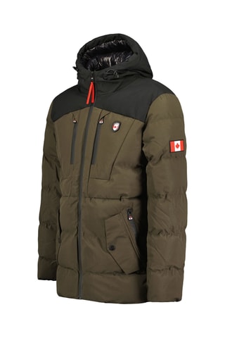Parka met Capuchon Cachoteak - Wit, rood, blauw en groen
