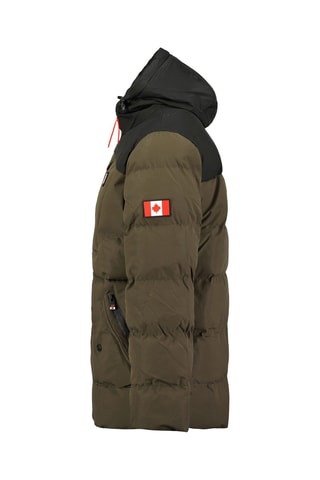 Parka met Capuchon Cachoteak - Wit, rood, blauw en groen