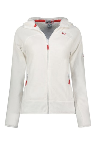 Fleece Jasje Upaloodeak  - Wit