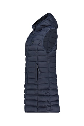Lange Bodywarmer Vakitaleak - Marineblauw
