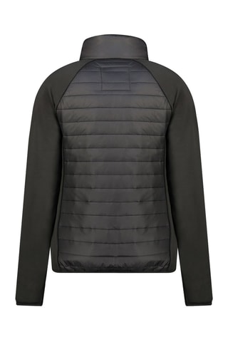 Gewatteerde Fleece Jas Softshell Toureak - Zwart, oranje en paars