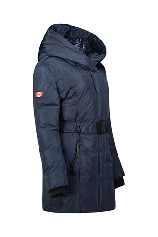 Parka met Capuchon Ablackstoneak - Zwart, rood en blauw