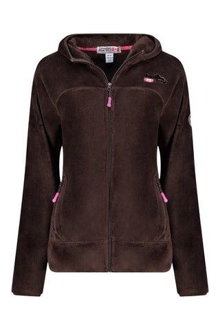 Fleece Jasje Upaloodeak  - Rood en bruin