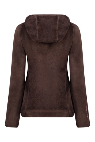 Fleece Jasje Upaloodeak  - Rood en bruin
