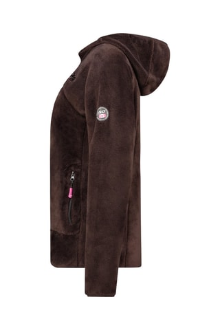 Fleece Jasje Upaloodeak  - Rood en bruin