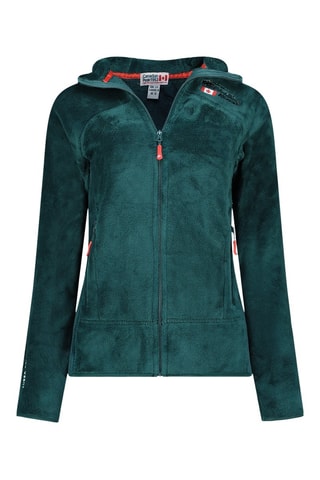 Fleece Jasje Upaloodeak  - Wit, rood en groen