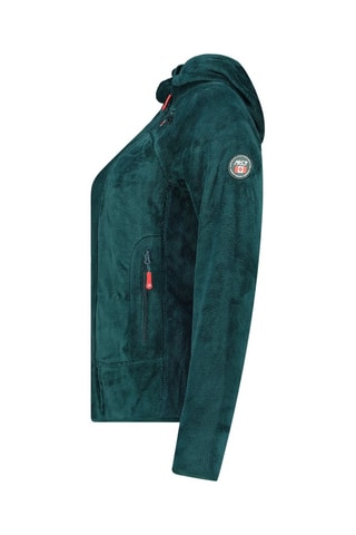 Fleece Jasje Upaloodeak  - Wit, rood en groen