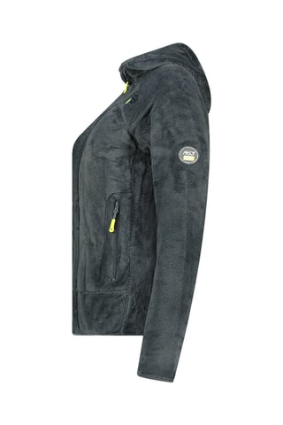 Fleece Jasje Upaloodeak  - Wit, geel en grijs