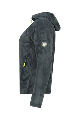 Fleece Jasje Upaloodeak  - Wit, geel en grijs
