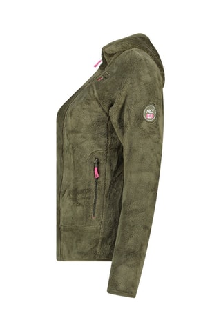 Fleece Jasje Upaloodeak  - Wit, rood en groen