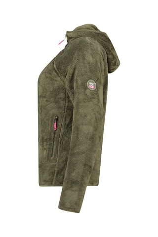 Fleece Jasje Upaloodeak  - Wit, rood en groen