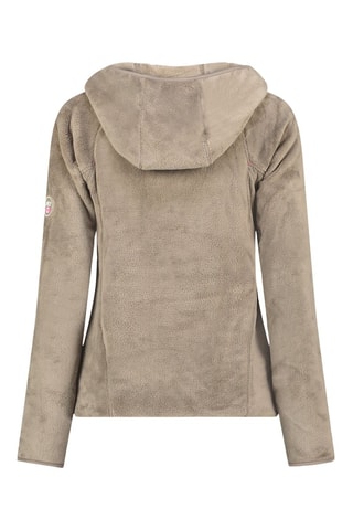 Fleece Jasje Upaloodeak  - Wit, rood en grijs