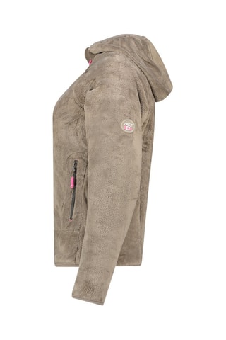 Fleece Jasje Upaloodeak  - Wit, rood en grijs