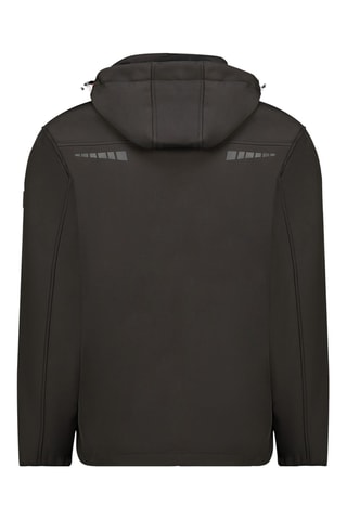Jasje met Capuchon Softshell Twopaceak - Zwart