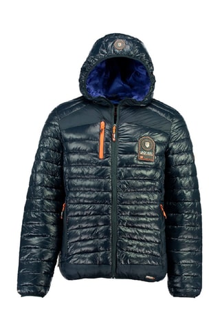 Gewatteerde Jas met Capuchon Briouteak  - Marineblauw