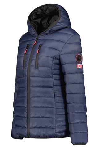 Gewatteerde Jas met Capuchon Alareak  - Marineblauw