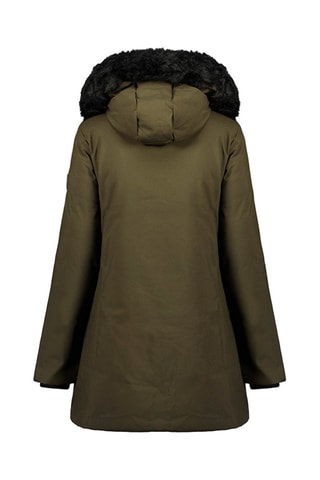 Parka met Capuchon Cherifeak  - Zwart, groen en geel