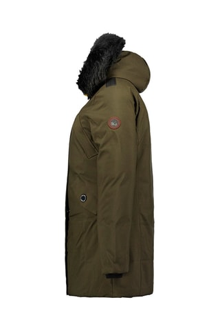 Parka met Capuchon Cherifeak  - Zwart, groen en geel
