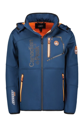 Jasje met Capuchon  - Blauw en oranje