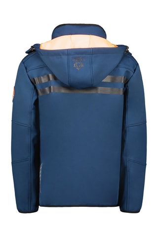 Jasje met Capuchon  - Blauw en oranje