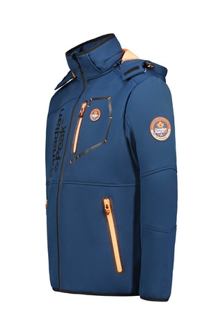 Jasje met Capuchon  - Blauw en oranje