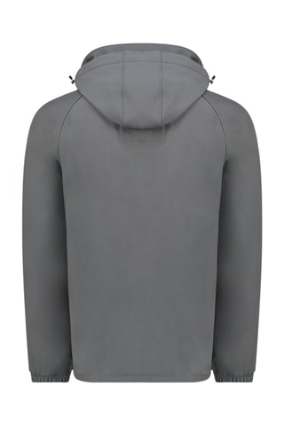 Softshell Jasje met Capuchon Ritchoneak - Geel en grijs