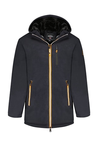 Parka met Capuchon Cassimineak  - Marineblauw