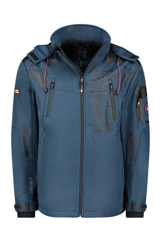 Jasje Softshell Talenteak  - Zwart en blauw