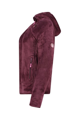 Fleece Jasje Upaloodeak  - Bordeauxrood
