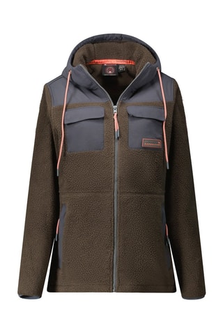 Fleece Jasje Toulouseak - Groen en grijs