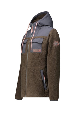 Fleece Jasje Toulouseak - Groen en grijs