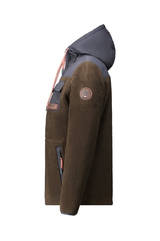 Fleece Jasje Toulouseak - Groen en grijs