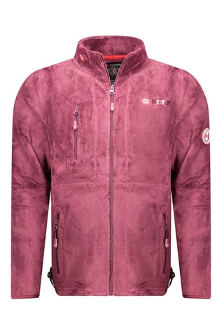 Fleece Jasje Uploadeak - Wit en rood