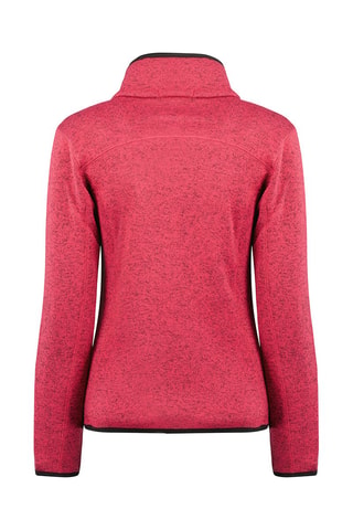 Fleece Sweater - Zwart, rood en grijs