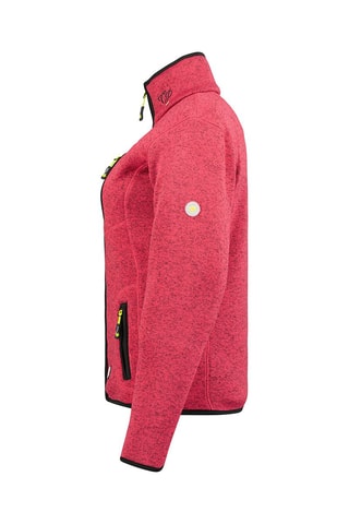 Fleece Sweater - Zwart, rood en grijs