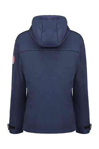 Jasje met Capuchon Softshell Tanyeak - Wit, blauw en grijs