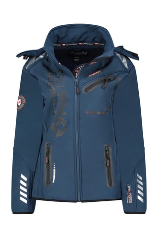 Jasje met Capuchon Softshell  - Blauw