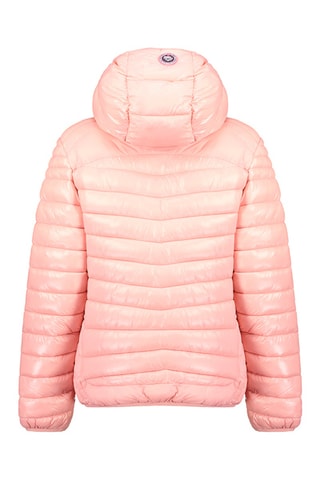 Gewatteerde Jas met Capuchon Briouteaka  - Wit, zwart, rood en roze