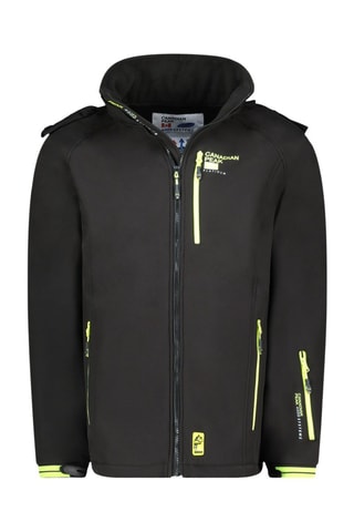 Softshell Jasje met Capuchon Ritchoneak - Zwart