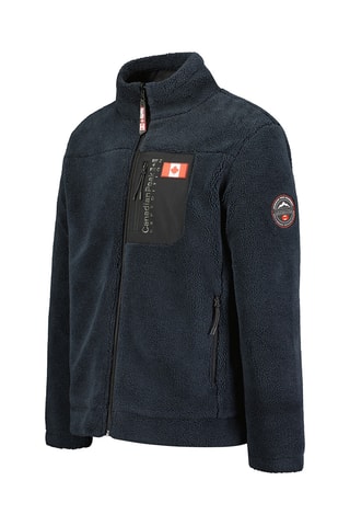 Fleece Jasje Ureverseak - Wit, rood en blauw